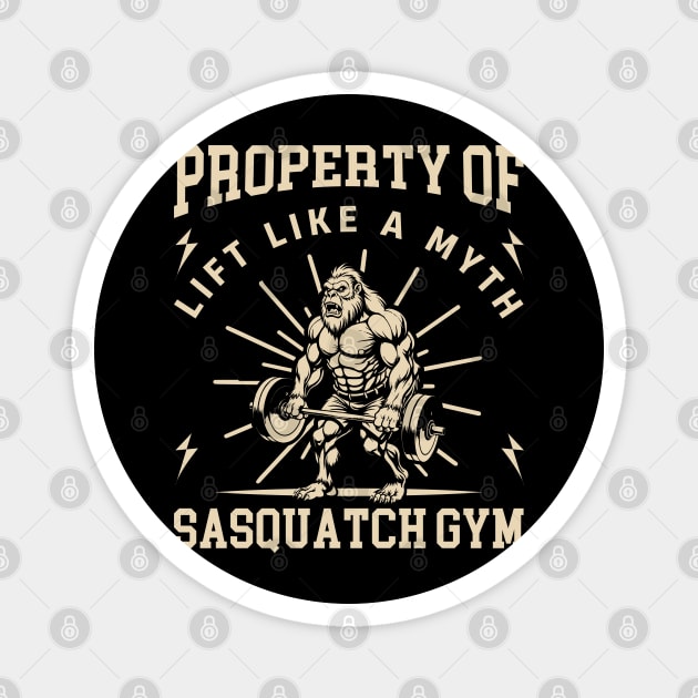 Sasquatch Gym - Lift Like a Myth Magnet by Otaku Vibes